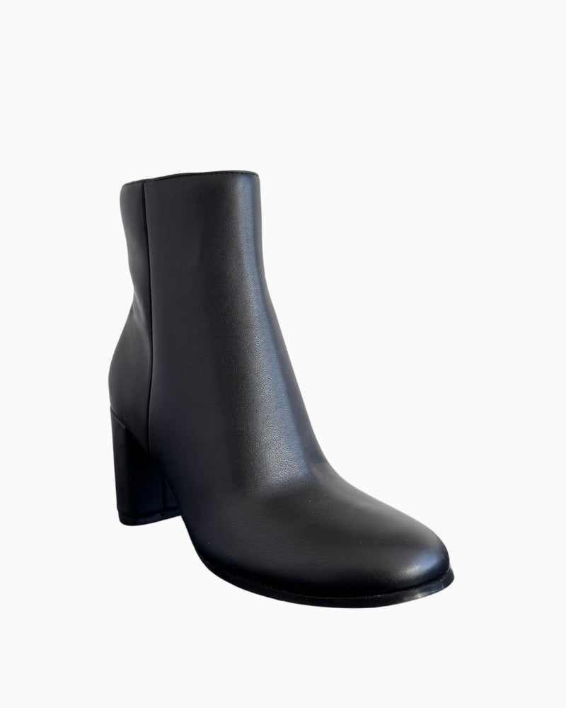 Guess Berklie Ankle Boots in black angled front view