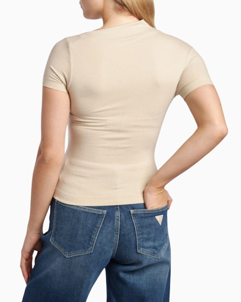 Guess Damiana top beige back view