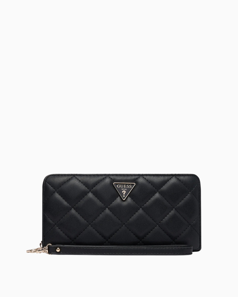 Guess Juliet Wallet in black front view