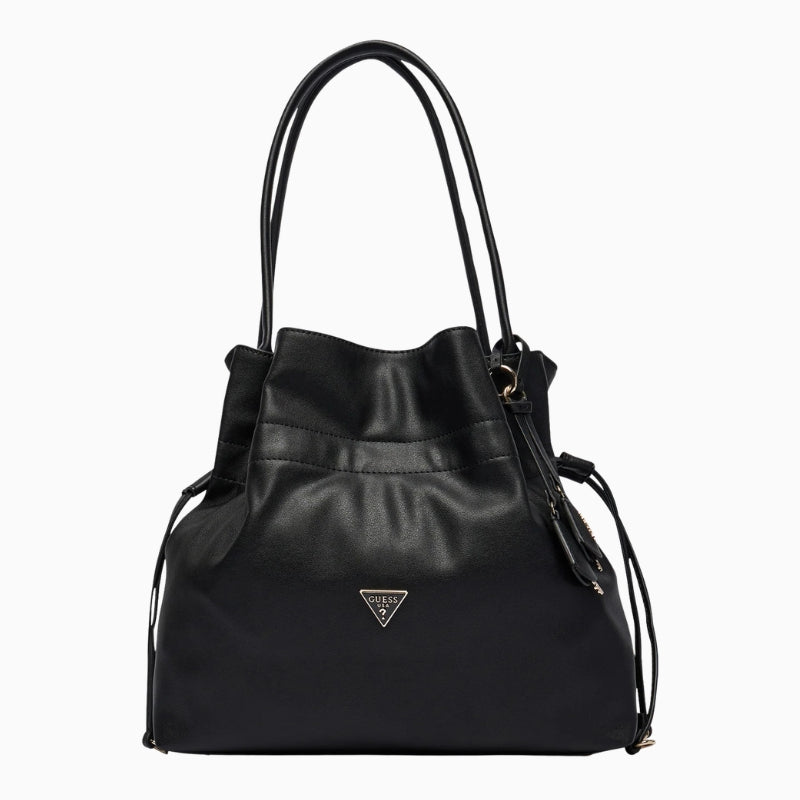 Guess Karima Tote Bag in Black front view