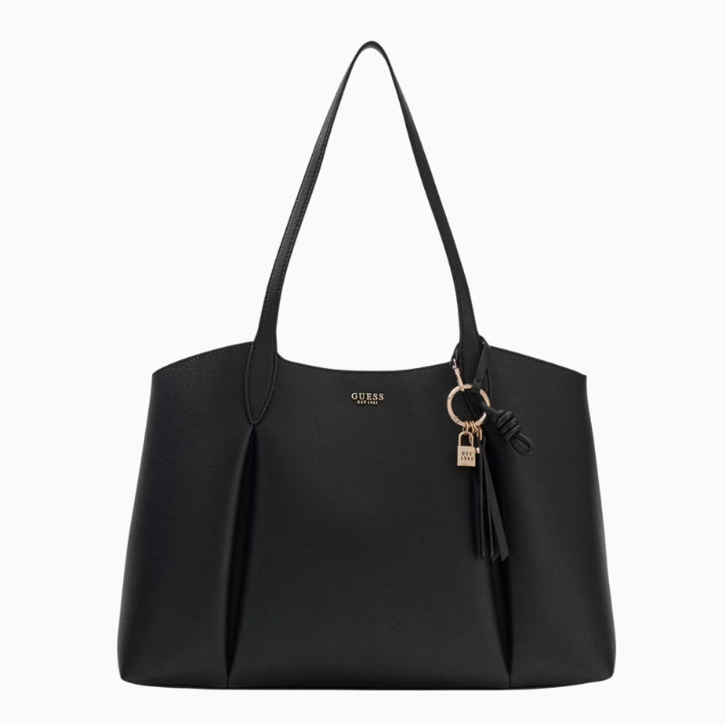 Guess Melody 2 In 1 Tote Bag in Black front view