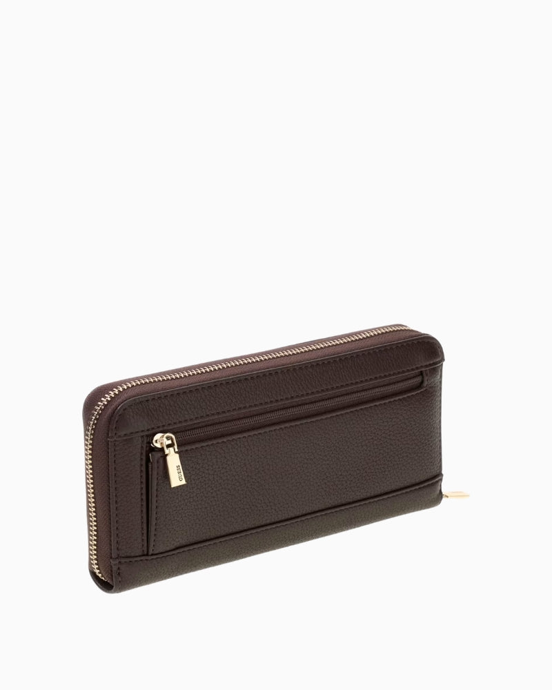 Guess Melody Wallet in brown side view