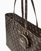 Small Guess pouch with carabiner clip in matching logo design