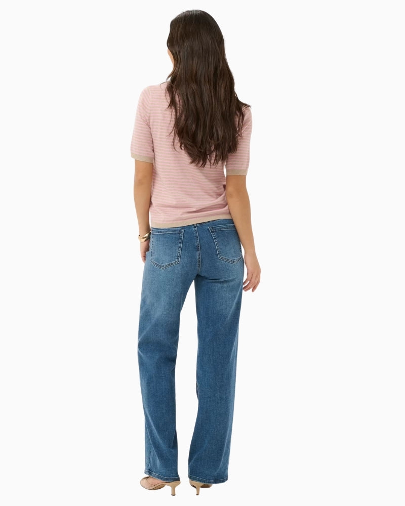 Kaffe Kalizza striped pullover back view – Áines Boutique