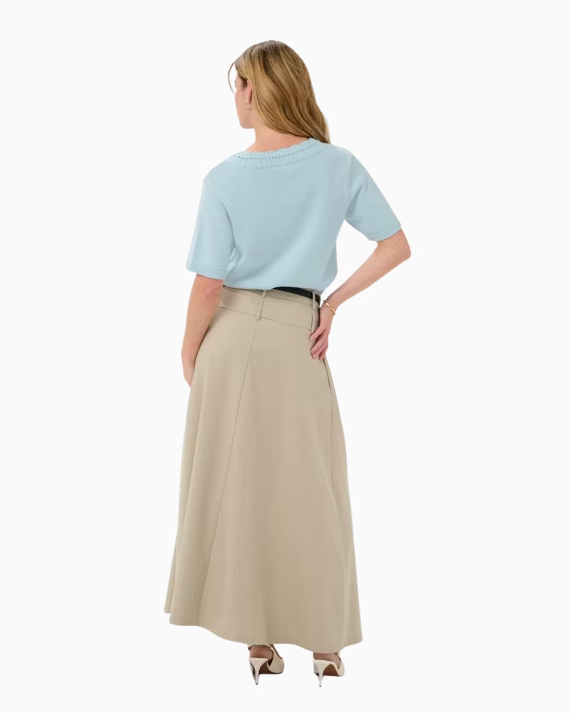 Kaffe KAliliana Pullover pale blue back view