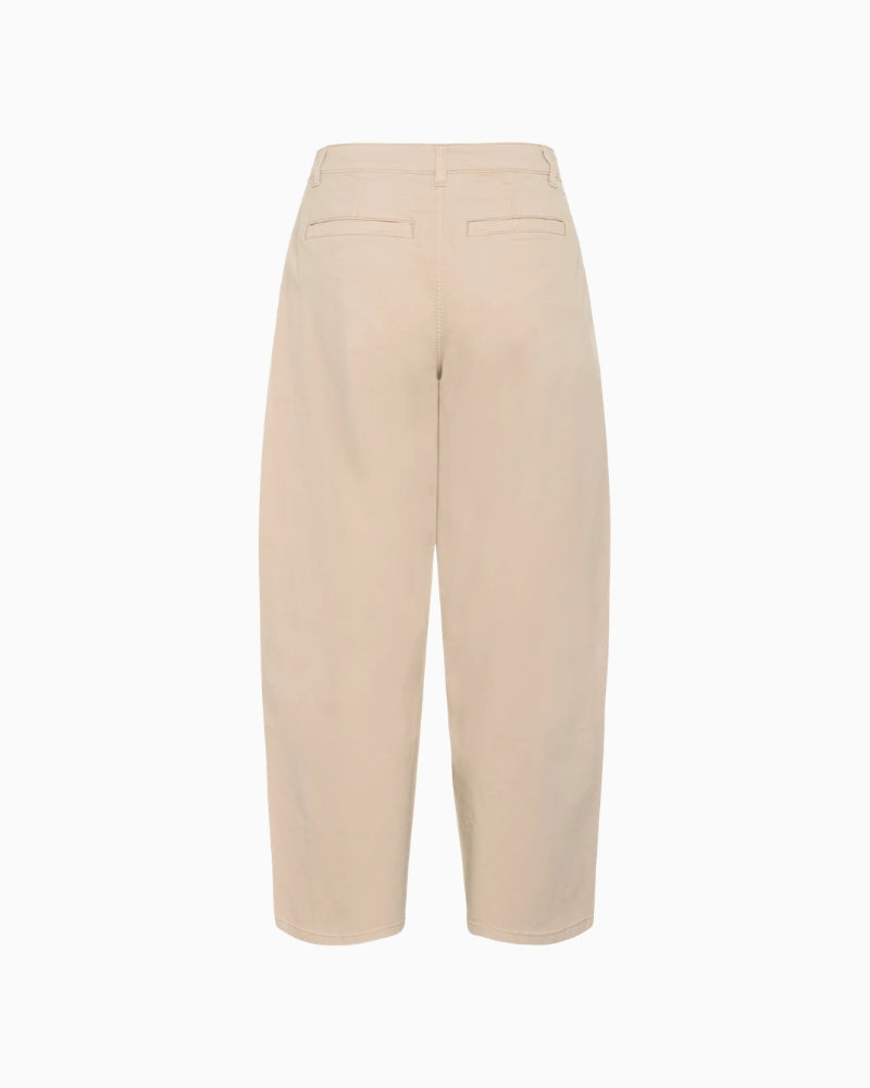 Kaffe Mette Barrel Pant beige back view