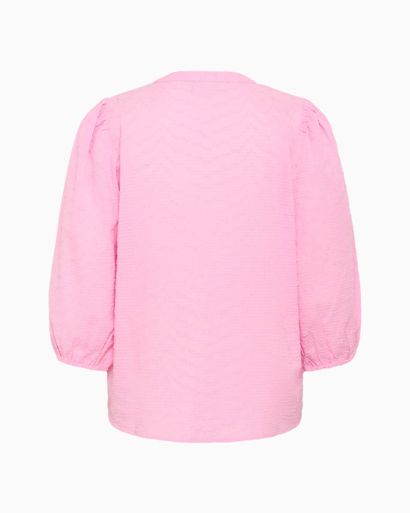 Kaffe Pink Frosting blouse back view