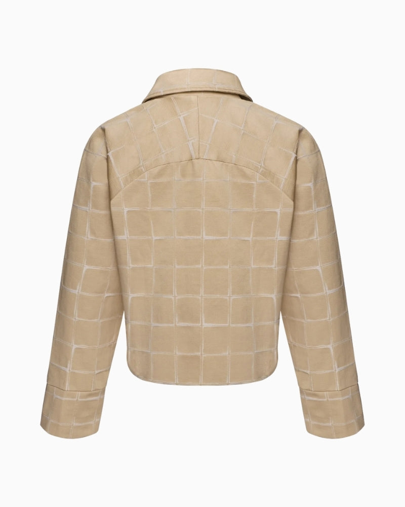 Kimara Emmi Jacket Light Gold back view