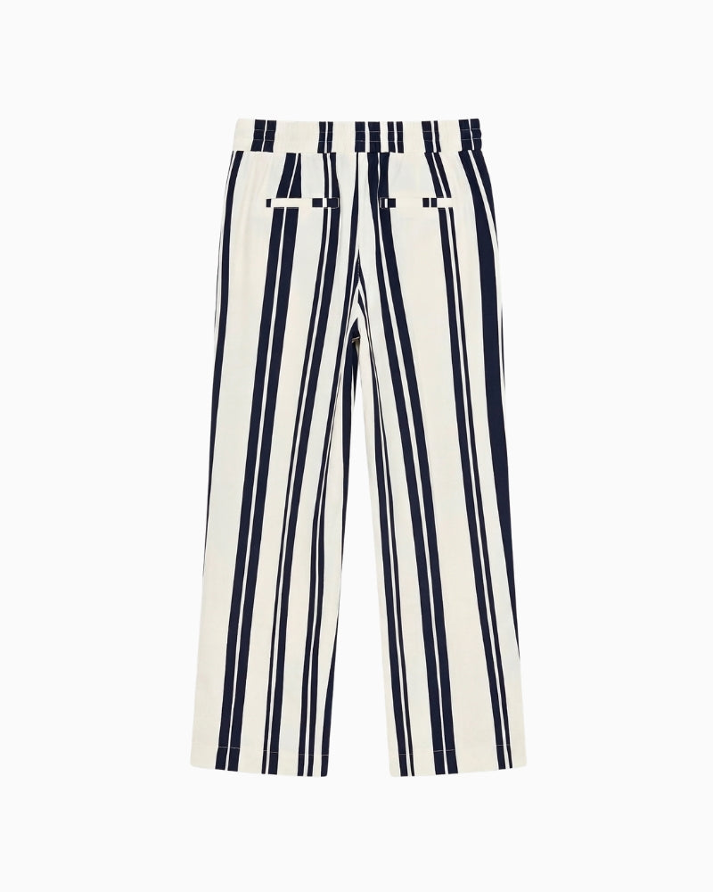 Kimara Mara Pants in White and Navy back view