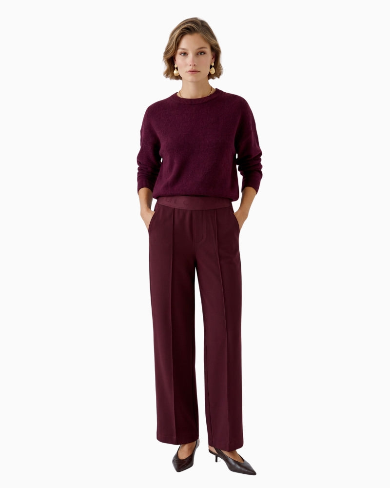 Lacy Trousers in Berry styled view