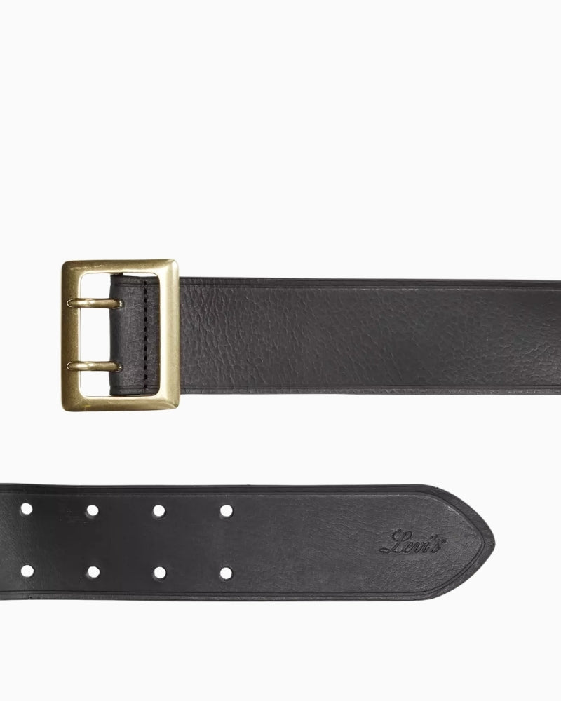 Levi’s Frankie Belt Caviar Black flat lay