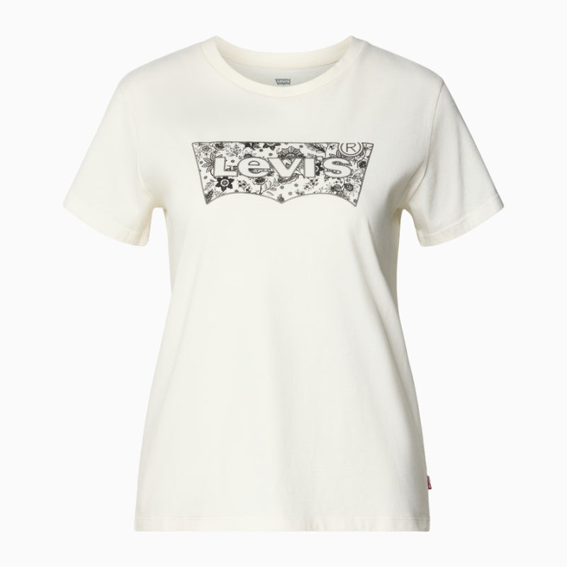 Levi's The Perfect Tee in White front view