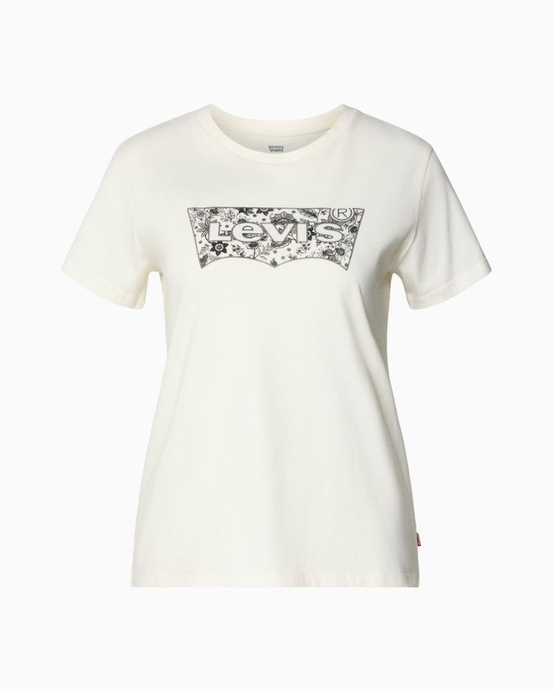 Levi's The Perfect Tee in White front view