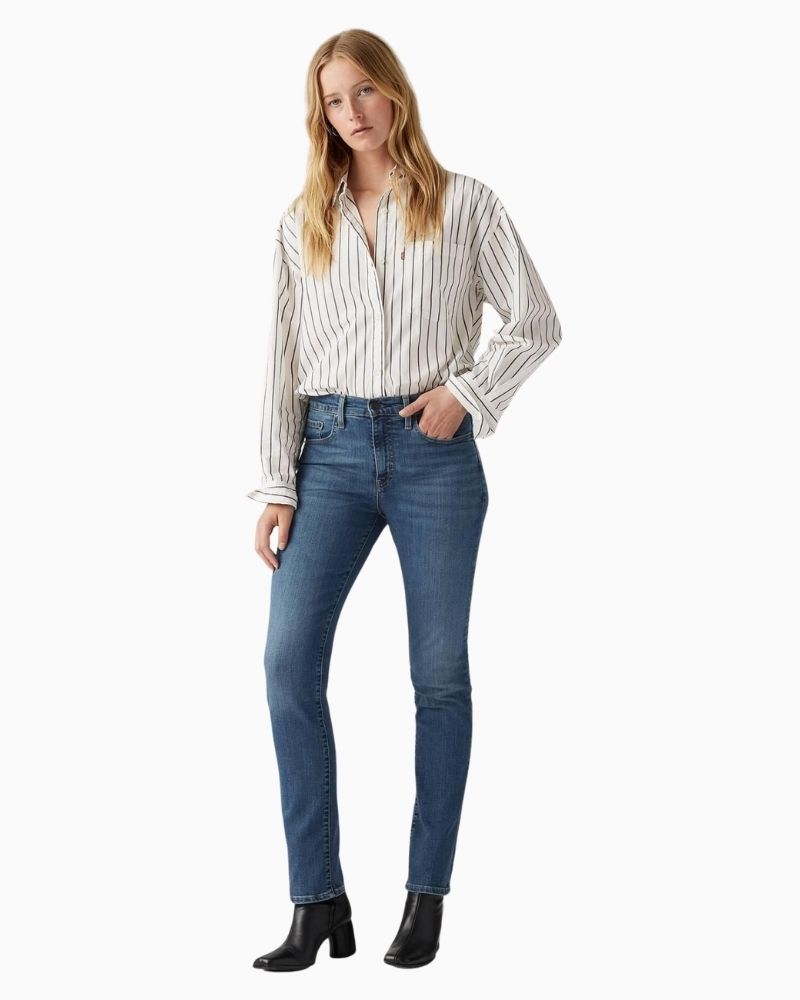 Levis - 724 High Rise Straight Jeans