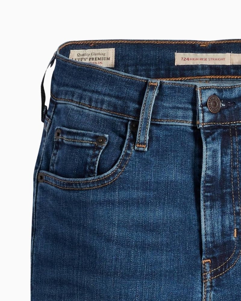 Levis - 724 High Rise Straight Jeans