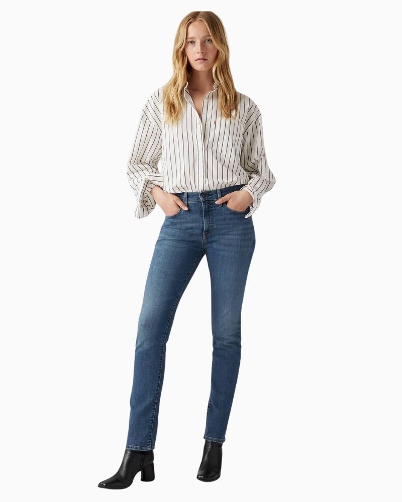 Levis - 724 High Rise Straight Jeans