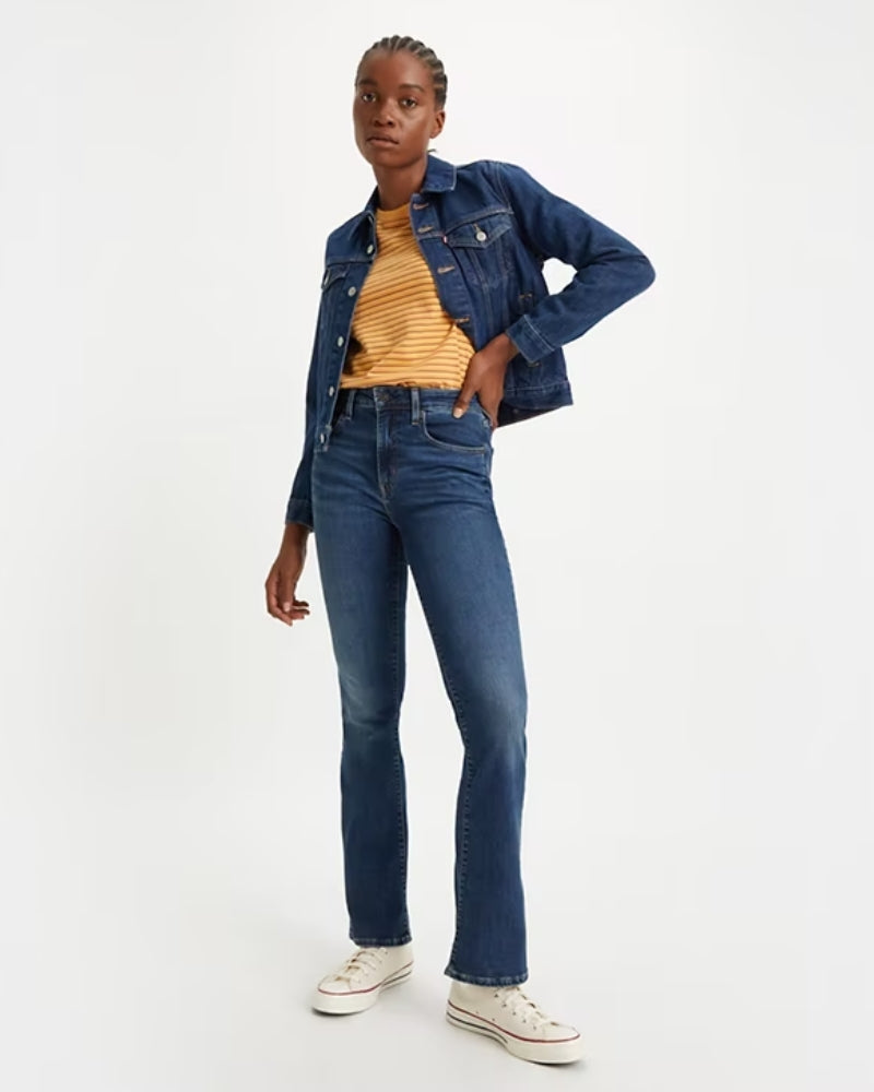 Levis - High Rise Bootcut Jeans