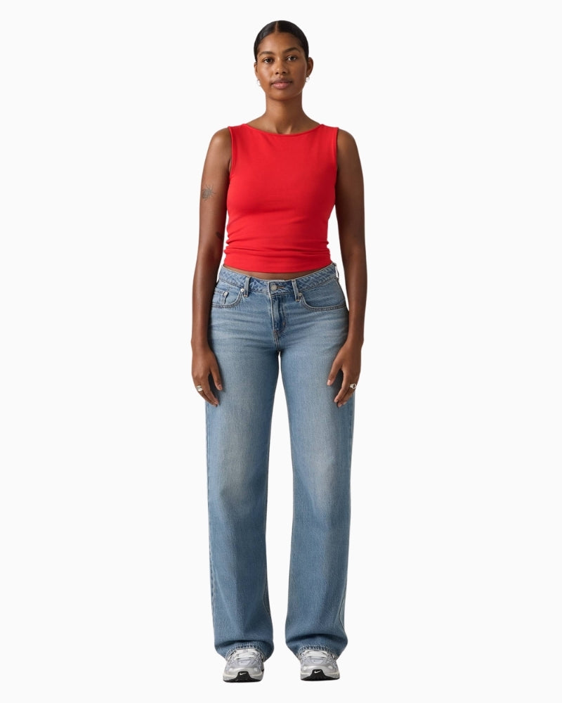 Levi’s Low Loose Jeans straight wide leg detail – Áines Boutique