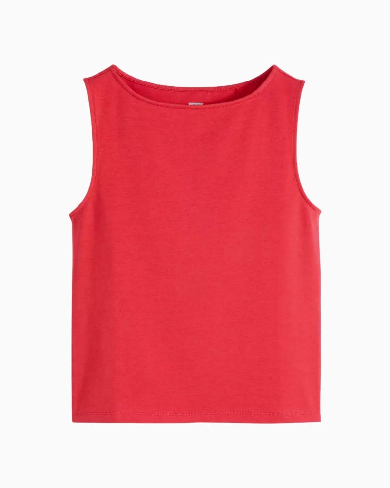 Levi's Blair Boatneck Top Urban Red full length front