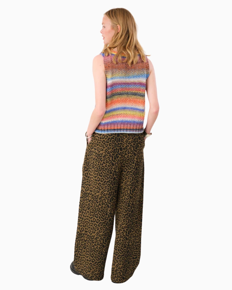 Back view showing relaxed fit and colour transitions in Lollys Laundry vest