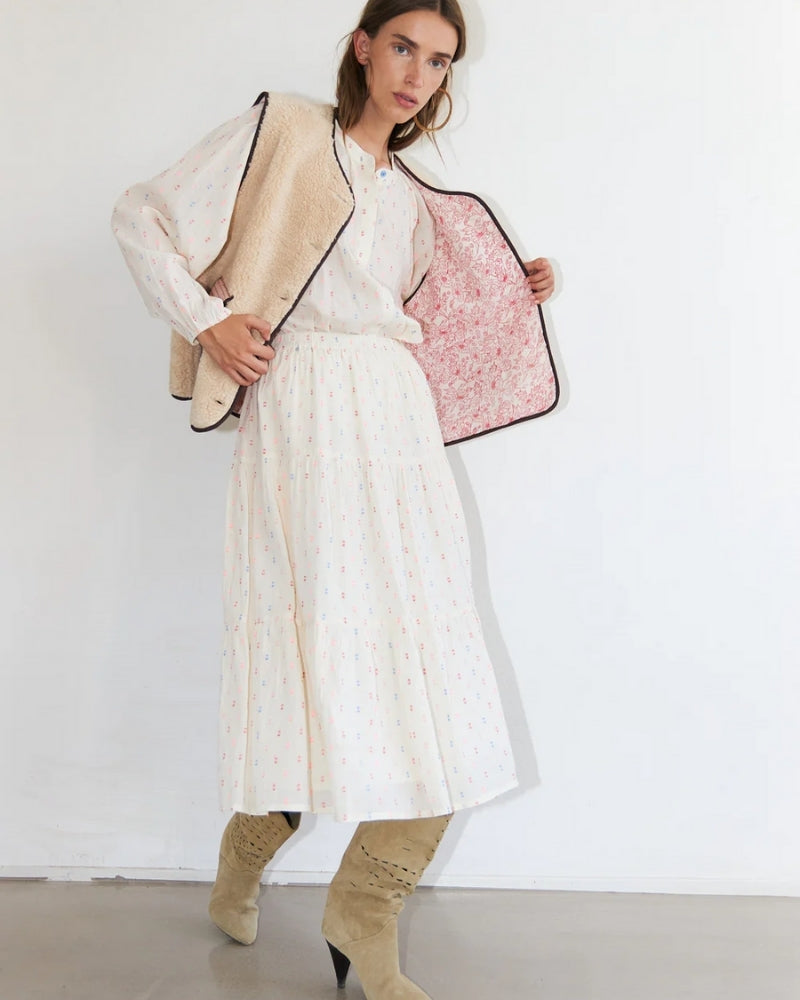 Lollys Laundry Jace Love vest contrast trim detail – Áines Boutique