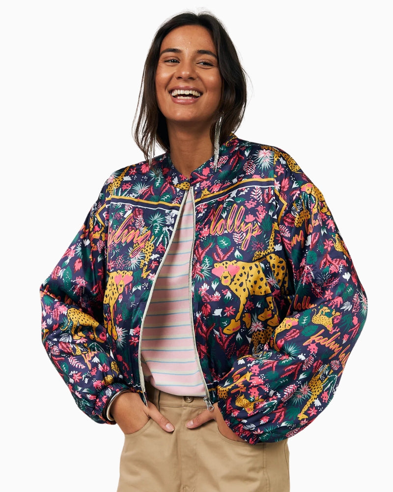 Lollys Laundry Lamall jacket 70 Multi front view – Áines Boutique