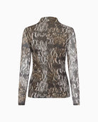 Front view of Marc Aurel stretch shirt in soft polyester blend