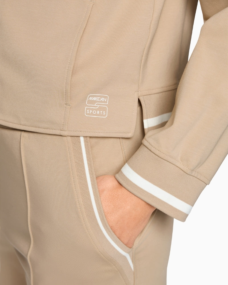 Marc Cain beige blazer sleeve and cuff detail – Áines Boutique