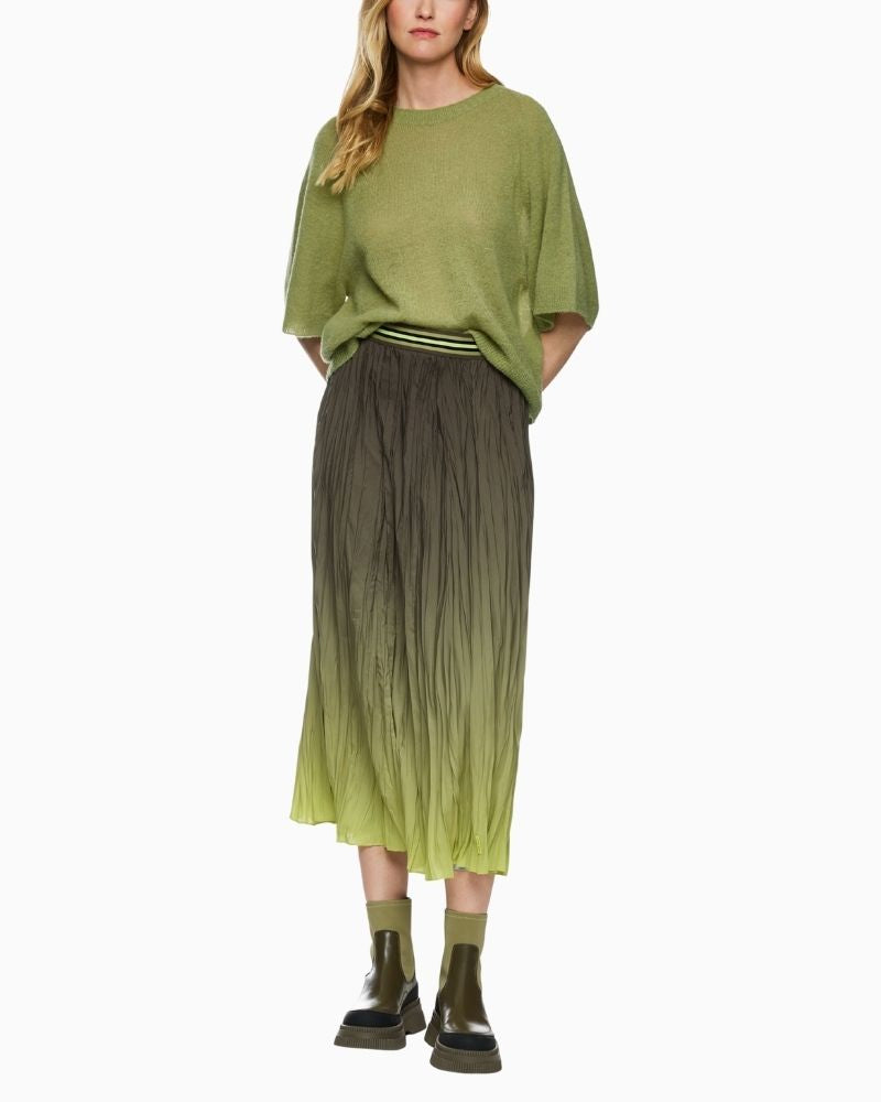 Marc Cain soft jumper in alpaca blend with wide sleeves and relaxed shape