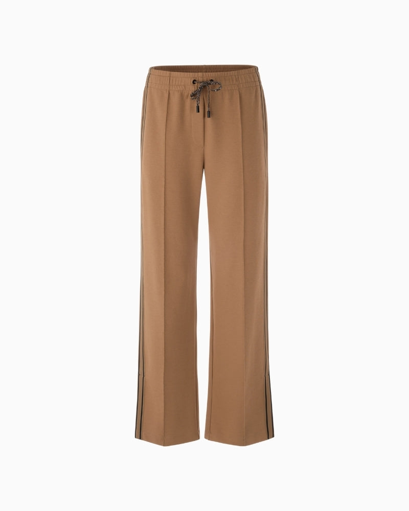 Front view of Marc Cain WASHINGTON trousers styled with hidden side pockets