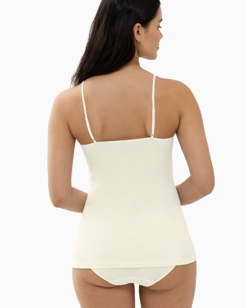 Back view of Mey Emotion cami showing soft straps and smooth finish