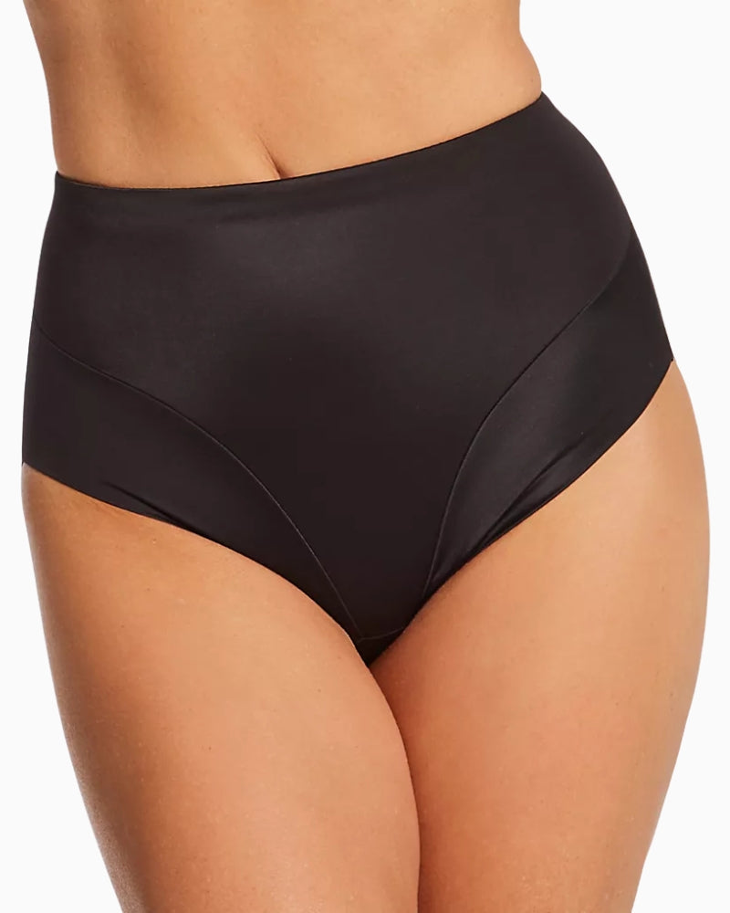 Miraclesuit Waistline Brief in Black front view