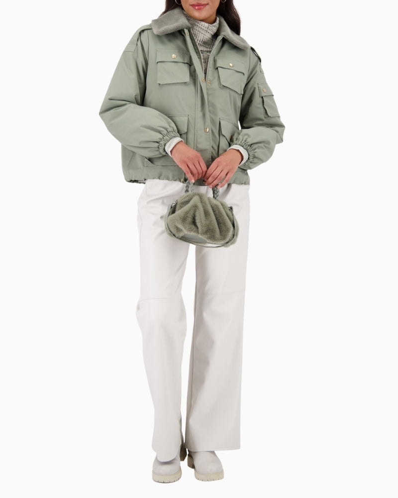 Long sleeve Monari jacket with elasticated cuffs and adjustable hem