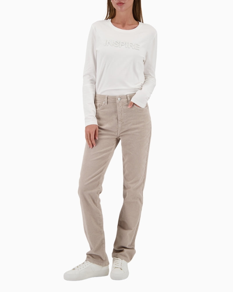 Soft cord trousers by Monari, ideal for smart-casual looks