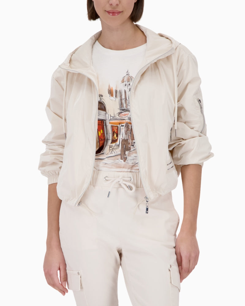 Monari outdoor jacket front view – Áines Boutique