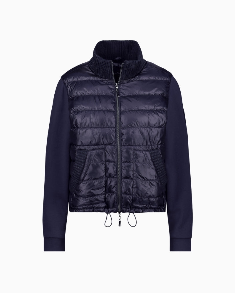 Monari padded jacket styled with jeans for a casual autumn look