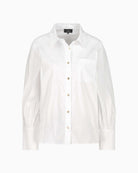 Lightweight stretch poplin blouse from Monari with elegant finish