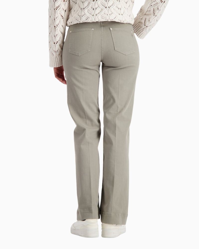 Back view of Monari jeans showing classic back pocket design