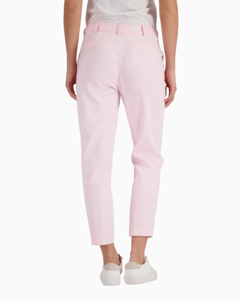Monari Business Chino Trousers in rose back view