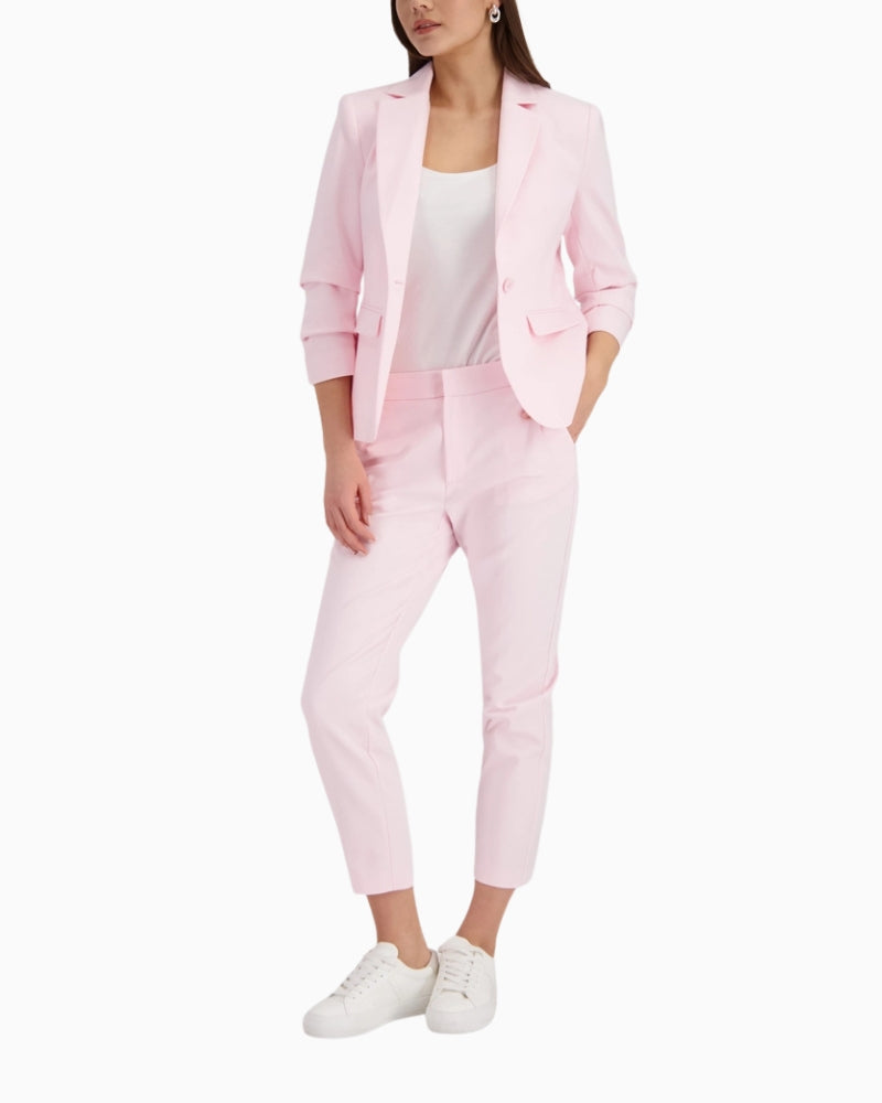Monari Business Chino Trousers in rose front view