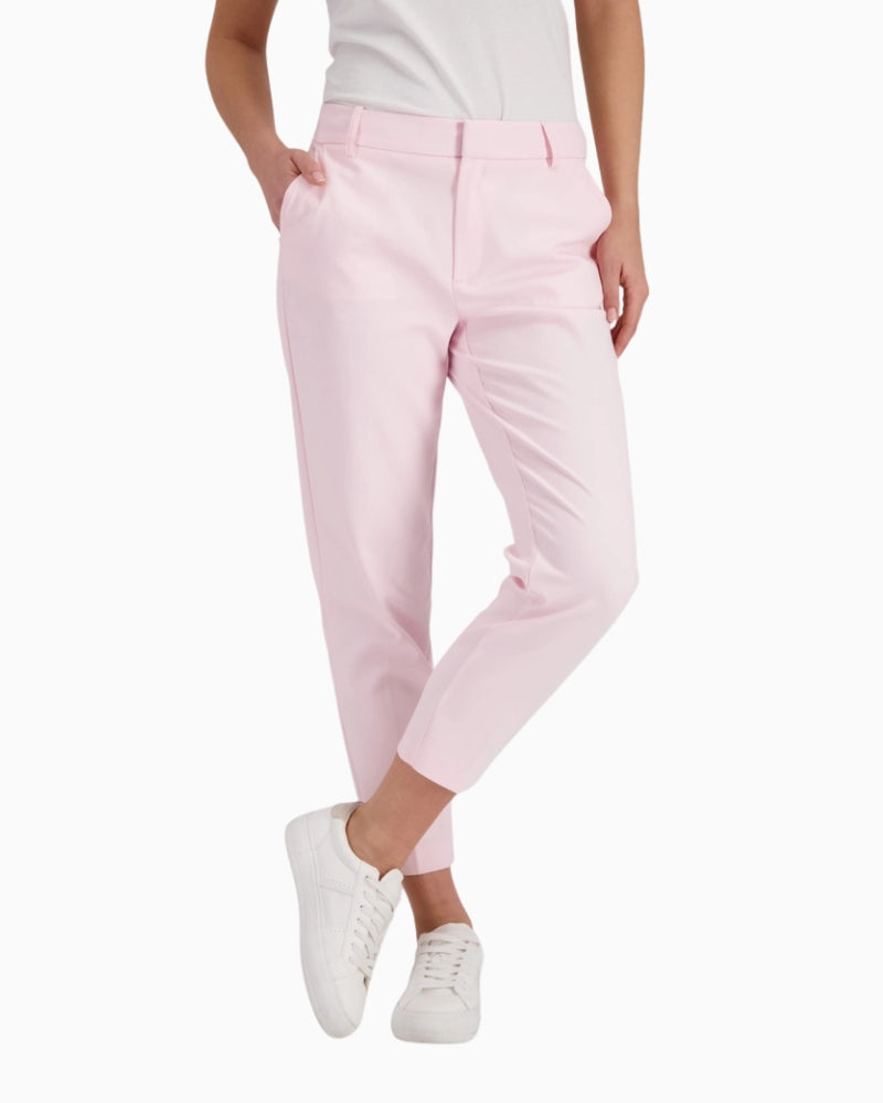 Monari Business Chino Trousers in rose front view