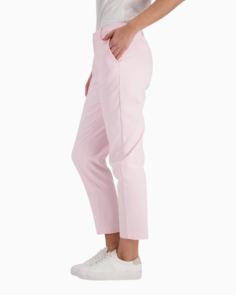Monari Business Chino Trousers in rose side view