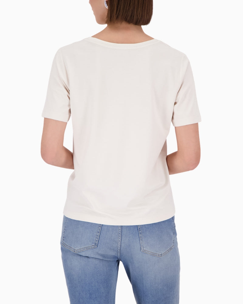 Monari Blouse With Rhinestones back view – Áines Boutique