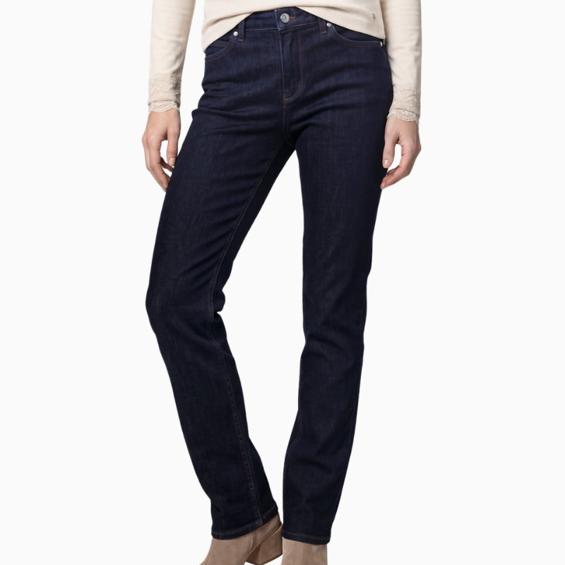 Monari Straight-Leg Jeans in dark denim front view