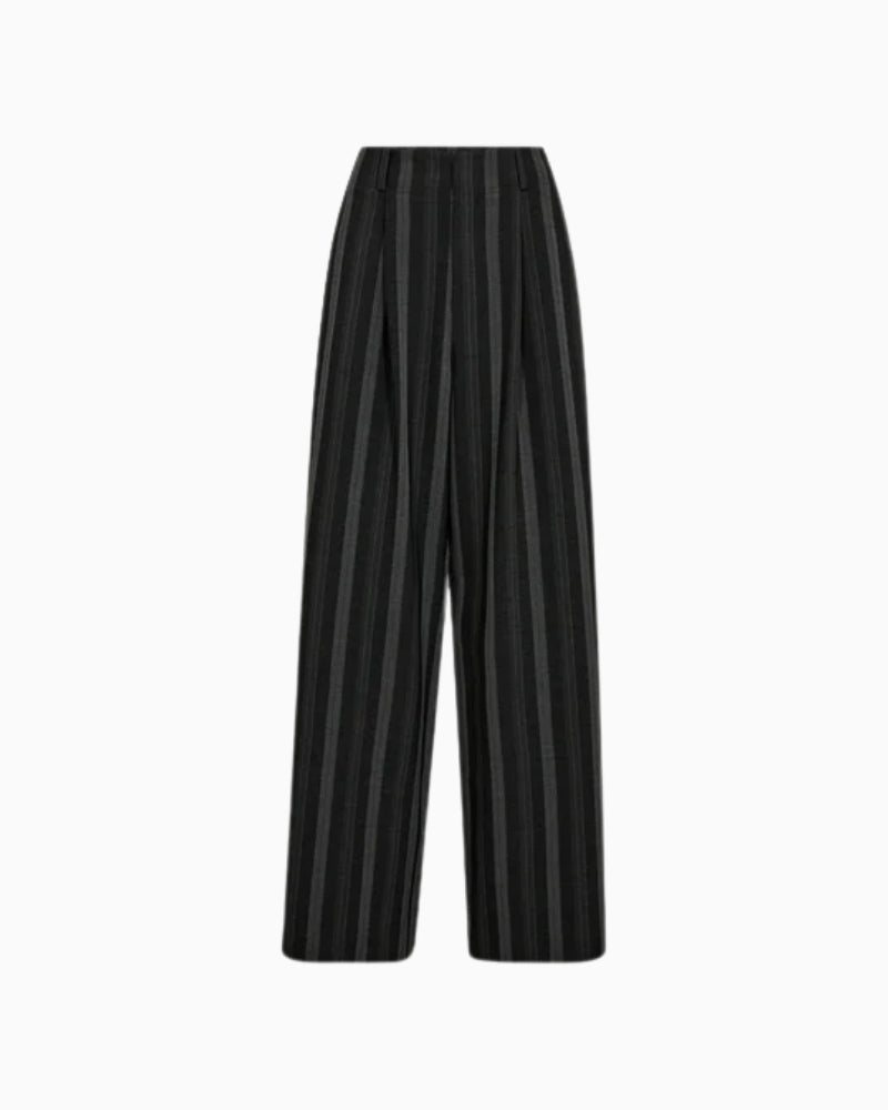 Mos Mosh Evine Scarla Stripe tailored trousers in straight-leg cut