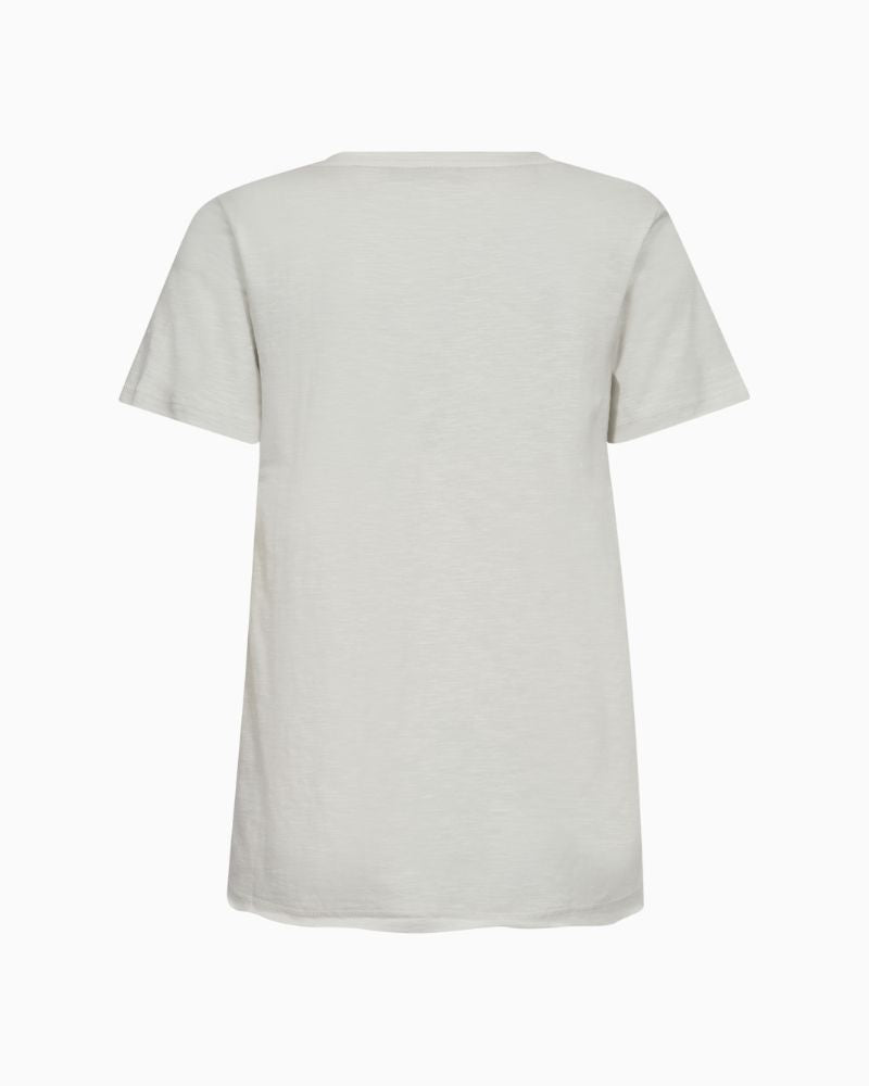 Back of Mos Mosh Nadine Deco Tee in white cotton