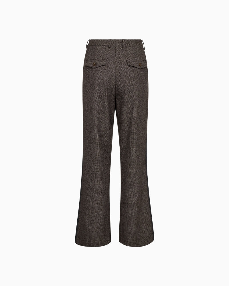 Back view showing tailored fit and back pockets