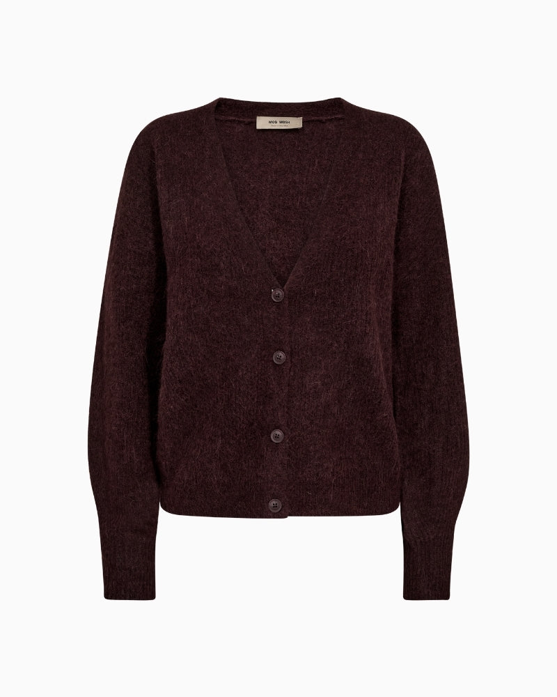 Mos Mosh Thora V-neck alpaca wool cardigan
