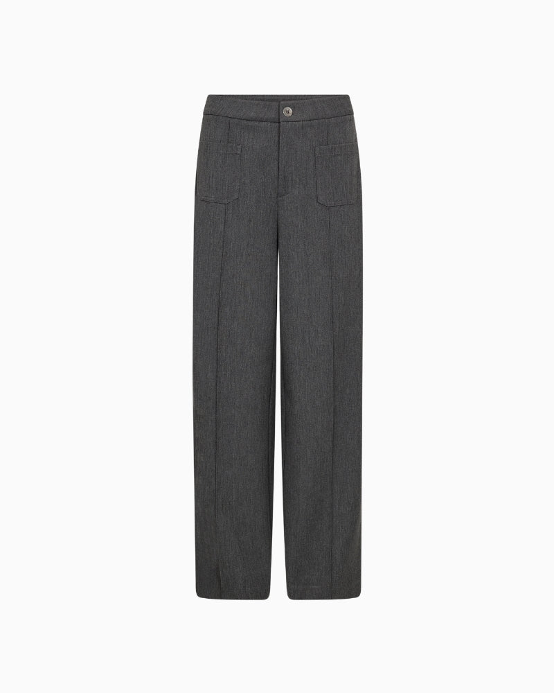 Mos Mosh Colette Milas Pant in Dark Grey front view