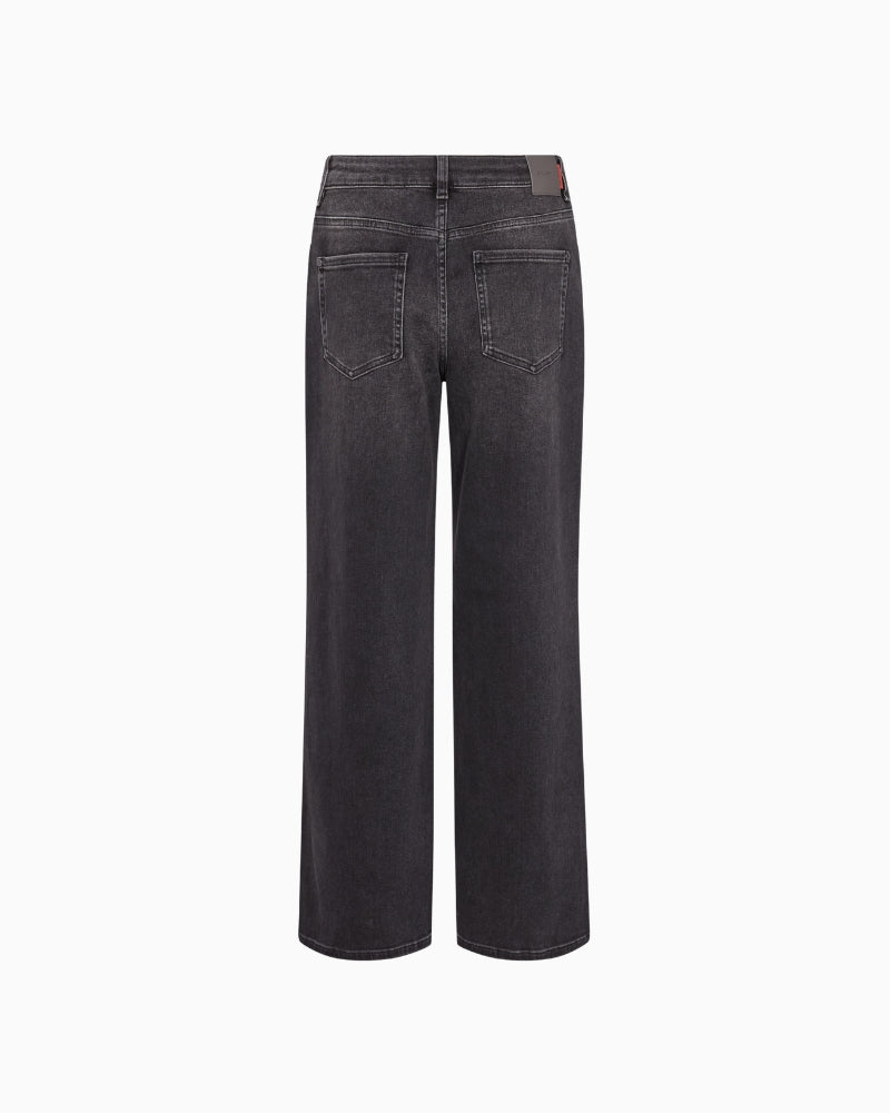 Mos Mosh Dara Hera Jeans in Dark Grey back view